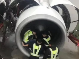 Un zbor în China a întârziat patru ore după ce un pasager a aruncat monede în motor