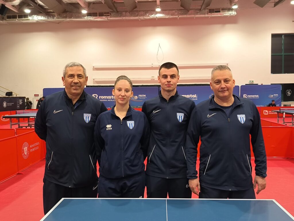 Tenis de masă / CSU Craiova, prestații onorabile la CN! Carmina Găman a prins lotul la U19