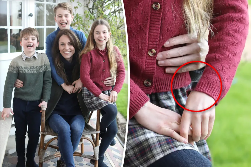 Ultima fotografie oficială a prinţesei Kate, retrasă de marile agenţii de presă pentru că ar fi fost editată