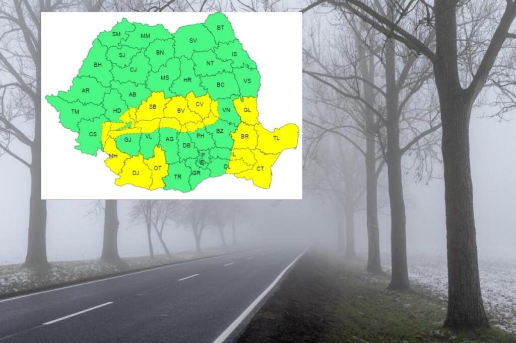 Atenție, vine vremea rea! Plouă, iar vântul va sufla puternic