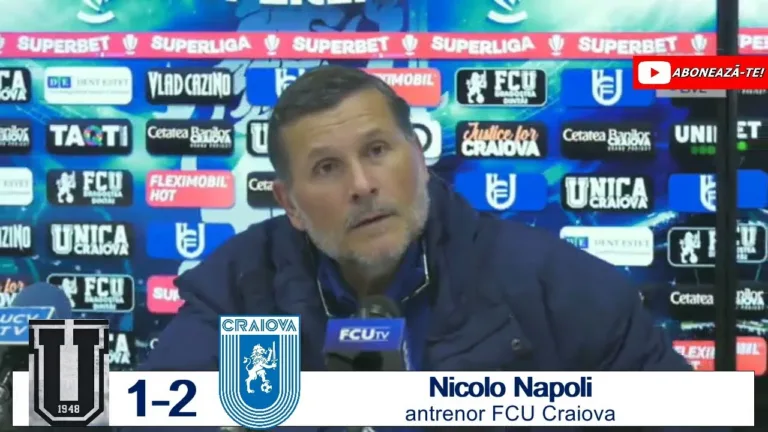 Nicolo Napoli: „Nu cred că vom ajunge la retrogradare“