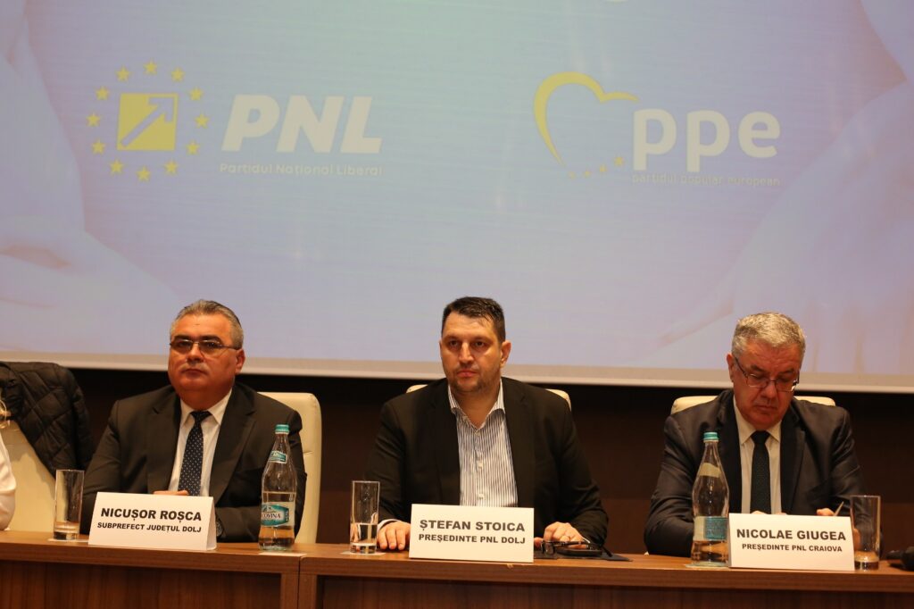 Nicușor Roșca și Nicolae Giugea, candidații PNL la Consiliul Județean Dolj și Primăria Craiova