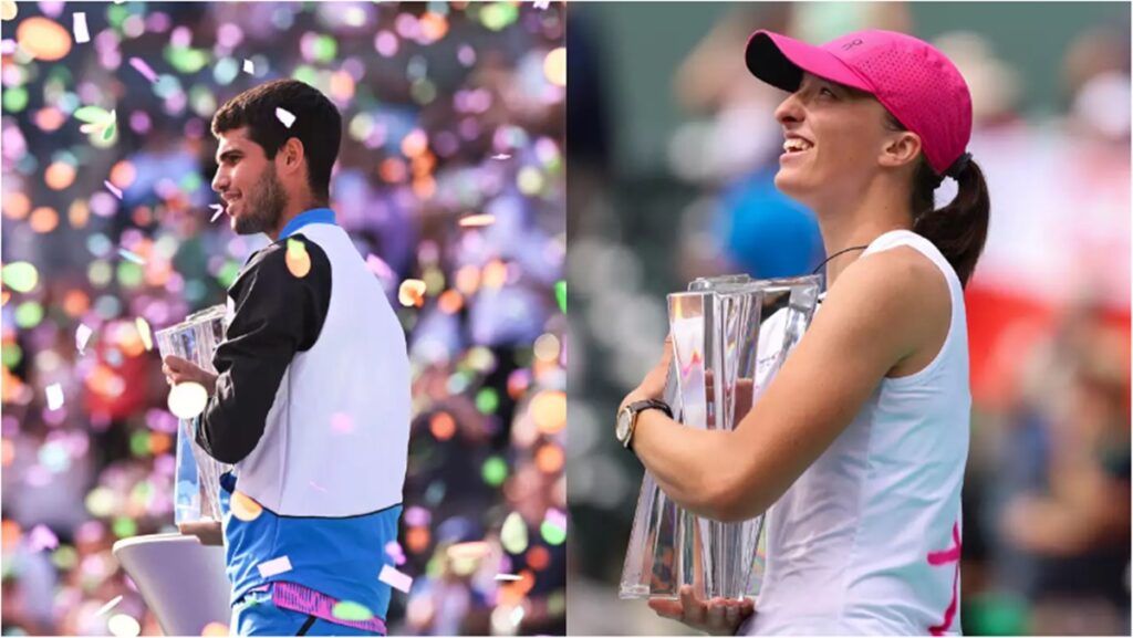 Alcaraz şi Swiatek, triumfători la Indian Wells 2024
