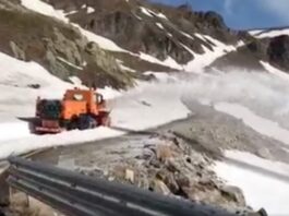 Decizia de a se interveni pentru deszăpezire pe Transalpina, luată după analize riguroase