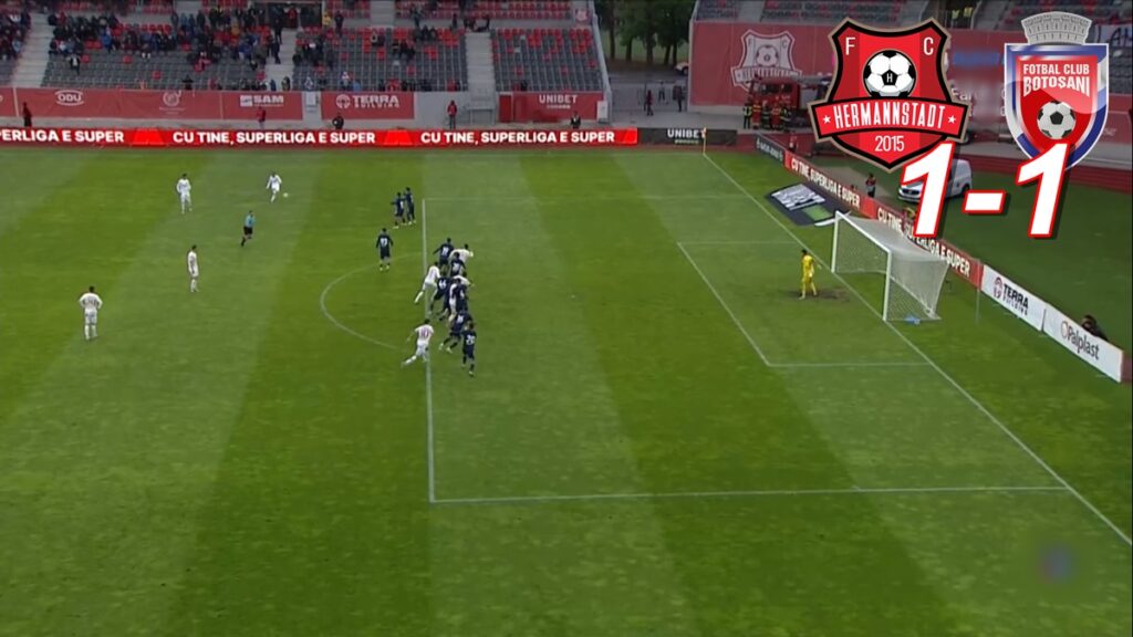 Hermannstadt – FC Botoșani 1-1 | Moldovenii, la un pas de o victorie uriașă