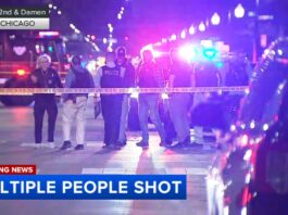 O fetiță de 8 ani a fost ucisă și alte 7 persoane rănite în Chicago