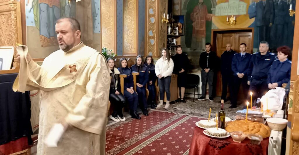 Jandarmii doljeni au cinstit hramul Sfintei Biserici Sf. M. Mc. Gheorghe