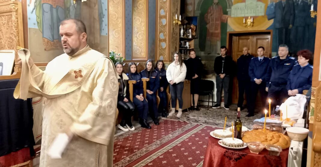 Jandarmii doljeni au cinstit hramul Sfintei Biserici Sf. M. Mc. Gheorghe