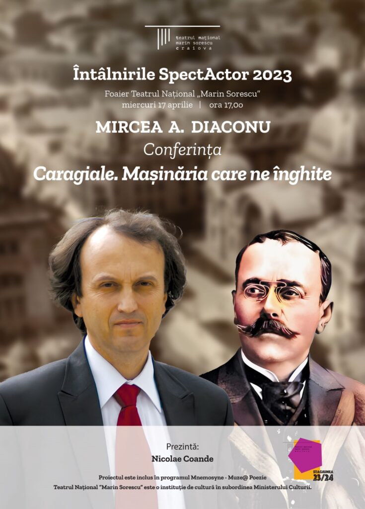 Craiova: Mircea A. Diaconu invitat la „Întâlnirile SpectActor”