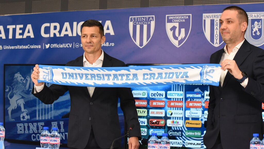 Costel Gîlcă şi-a prezentat obiectivele la Universitatea Craiova