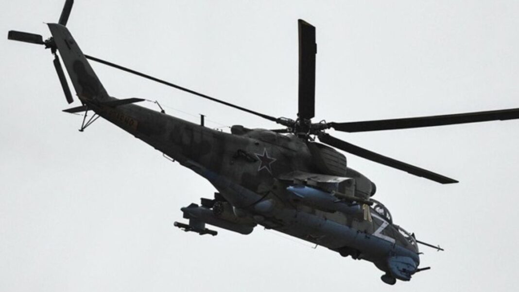 Un elicopter Mi-24 s-a prăbușit în Marea Neagră