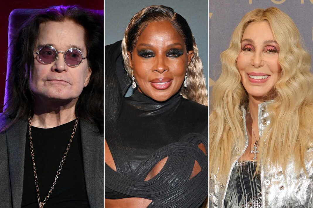 Ozzy Osbourne, Mary J Blige și Cher printre nominalizați