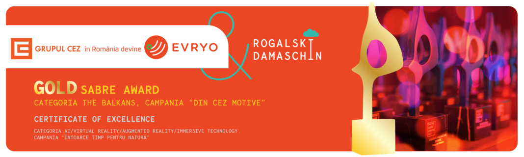 Recunoașteri internaționale pentru Grupul Evryo, la SABRE Awards EMEA 2024