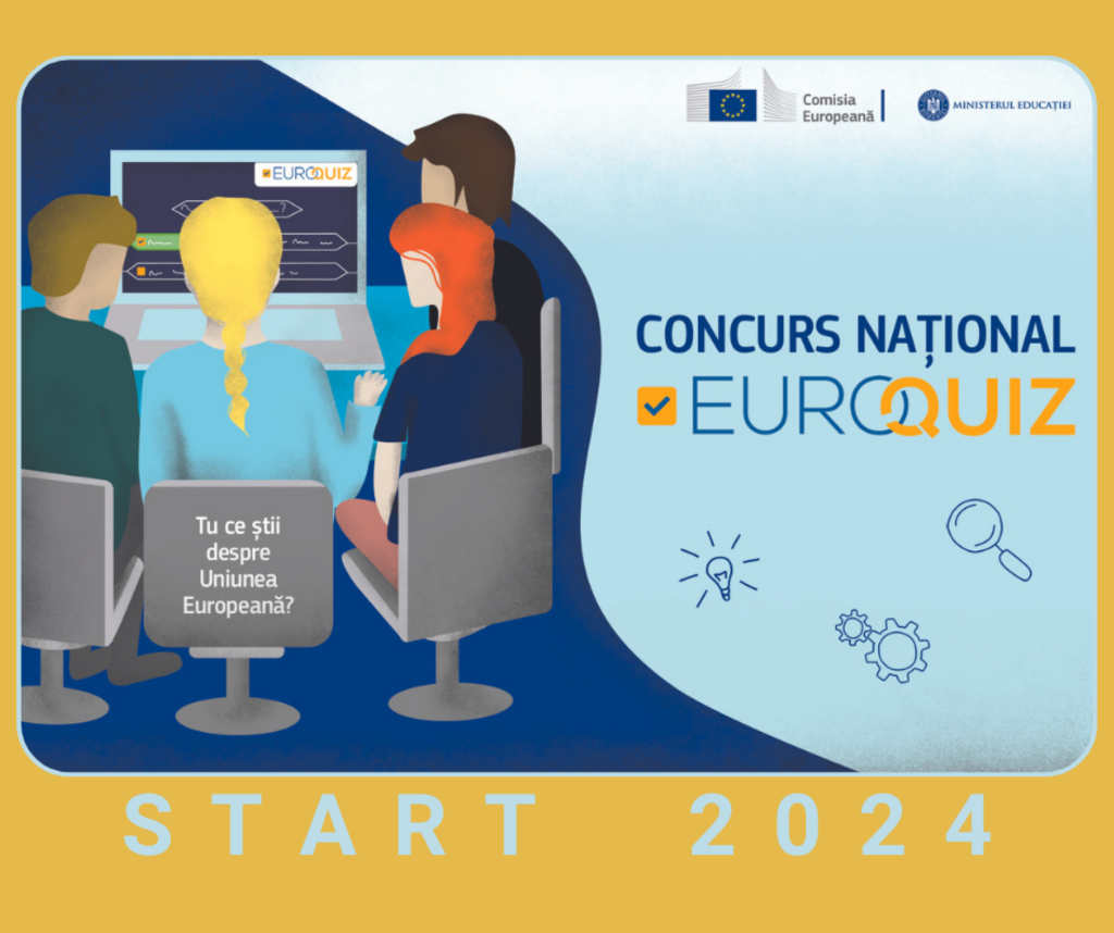 Comisia Europeană anunță lansarea concursului național Euro Quiz, adresat elevilor din ciclul gimnazial
