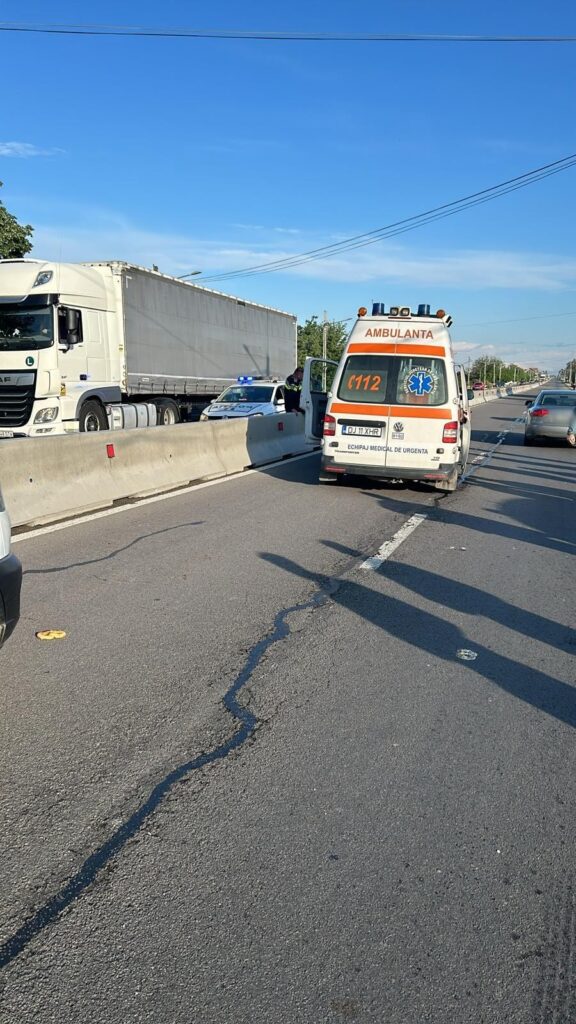 Dolj: Un minor a fost accidentat pe DN6, în Brădești