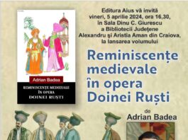 Lansarea volumului „Reminiscențe medievale în opera Doinei Ruști”, la Aman