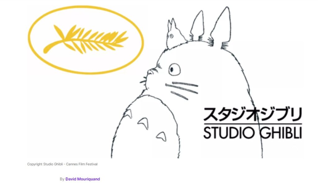 Palme d’Or onorific la Festivalul de la Cannes pentru Studioul de animaţie japonez Ghibli