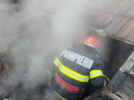 Incendiu într-un bloc din Rovinari