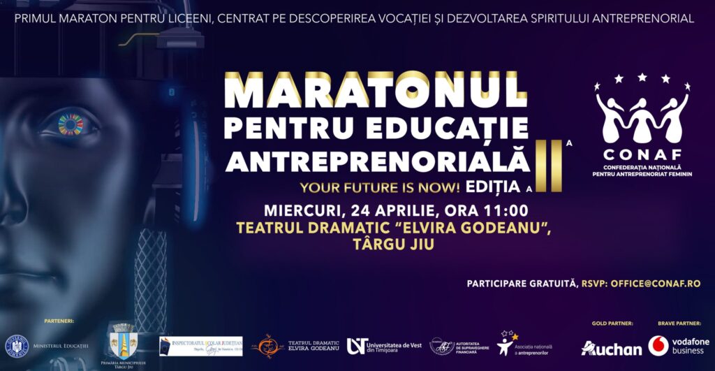 Maraton pentru educație antreprenorială la Târgu Jiu