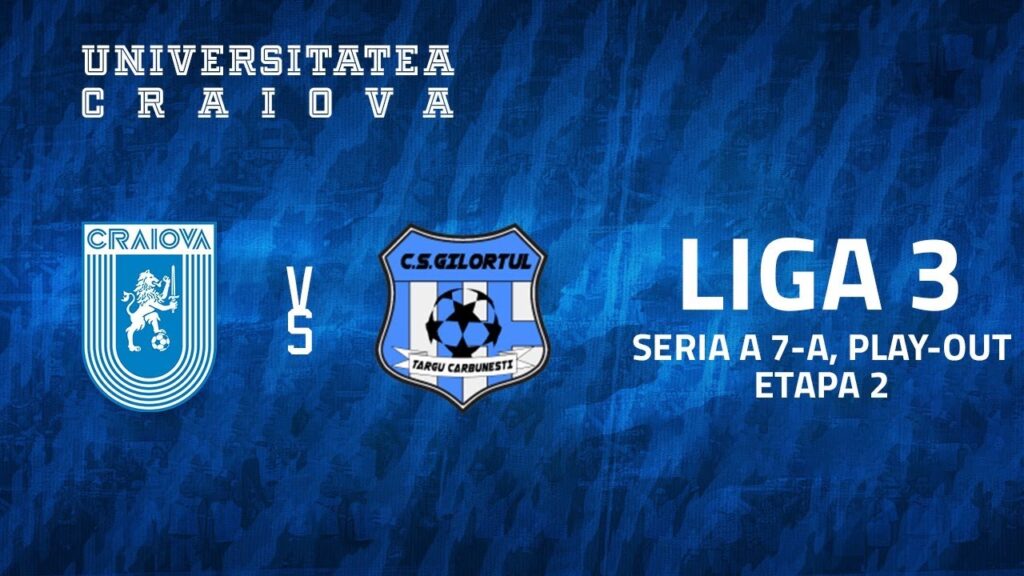 Liga 3 | Universitatea II Craiova a trecut la scor de Gilortul