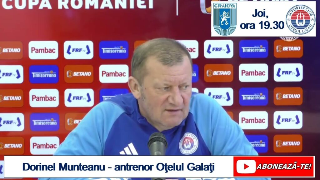 Cupa României | Dorinel Munteanu: „Ne gândim la o calificare“