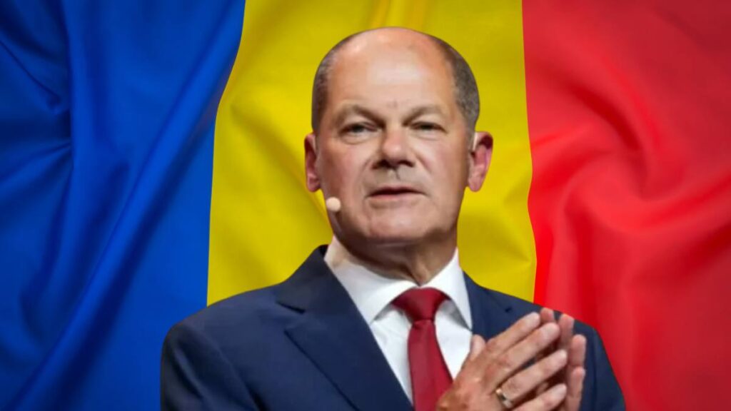 Cancelarul german vine în România