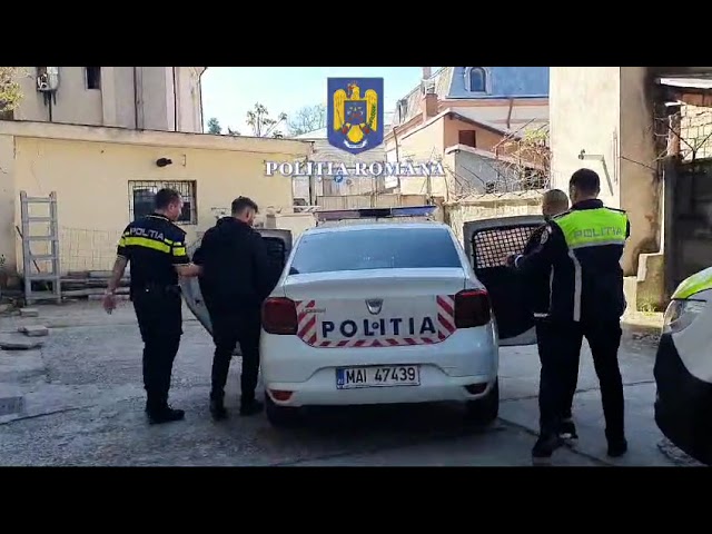 (VIDEO) Olt: Tineri reținuți pentru distrugere și tulburarea liniștii publice