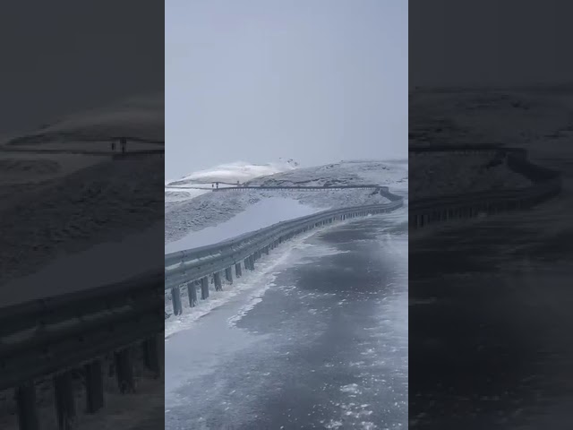 (VIDEO) Viscol și minus 5 grade Celsius la Rânca