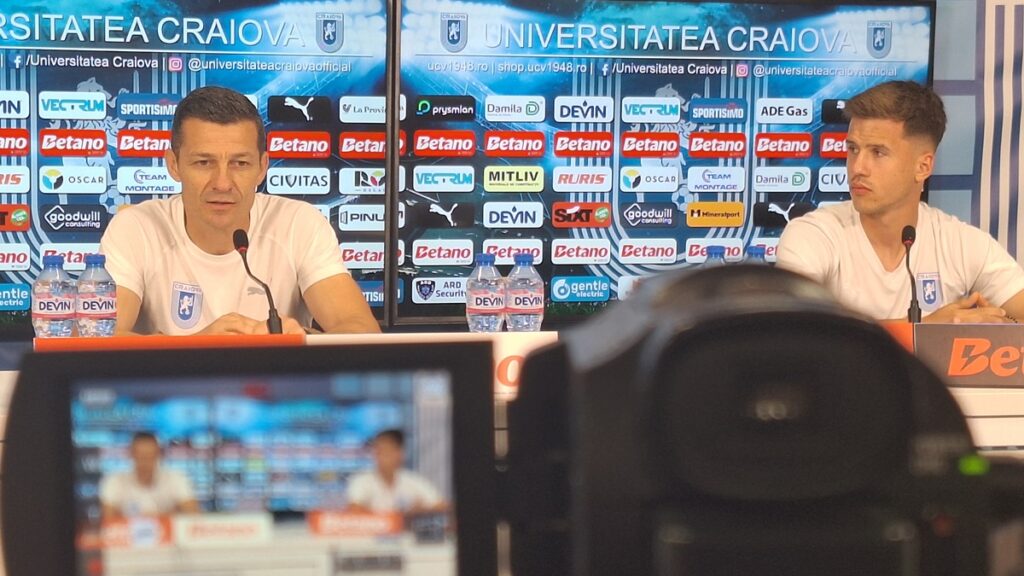 Costel Gîlcă și Marian Danciu au prefațat meciul „U“ Craiova – Sepsi