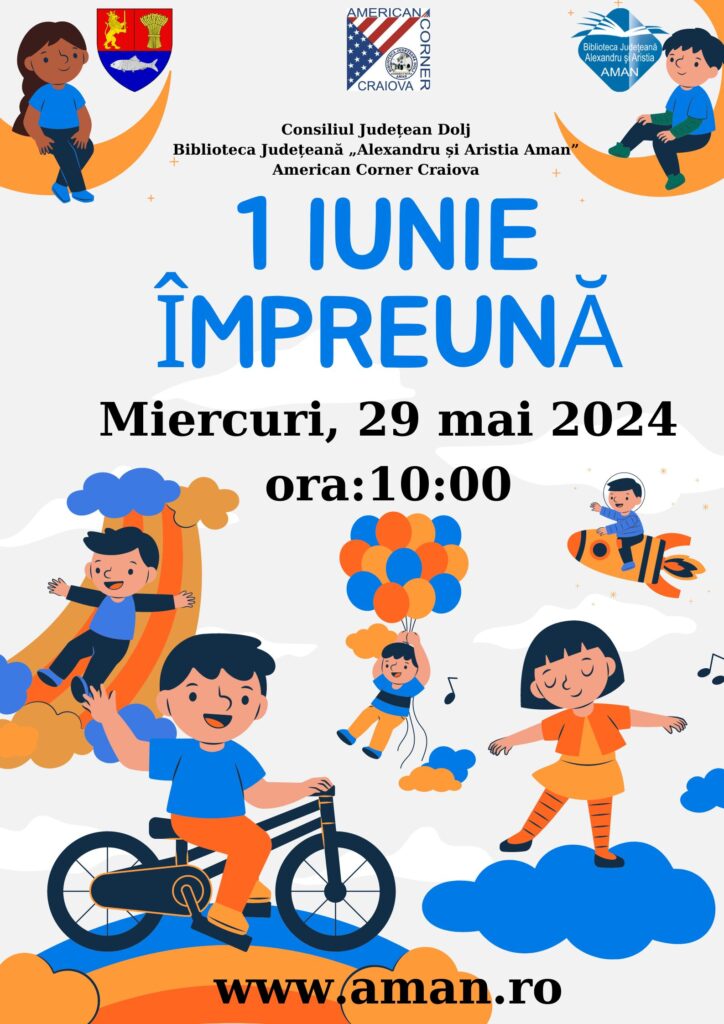 Craiova: „1 Iunie Împreună”, la Biblioteca Județeană „Alexandru și Aristia Aman”