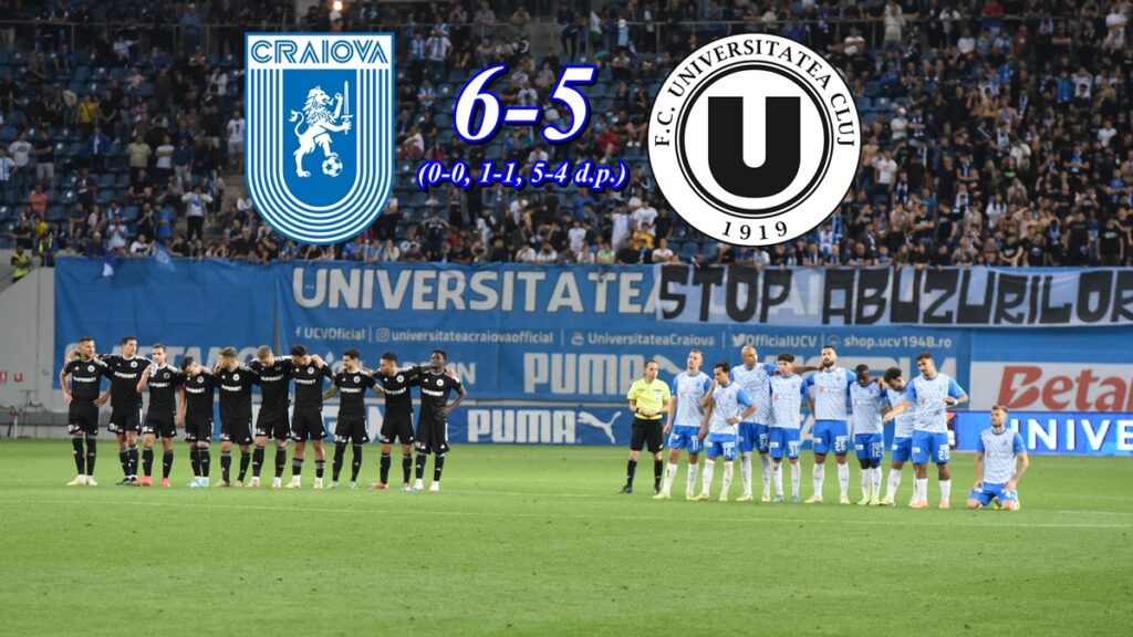 „U“ Craiova – U Cluj 6-5 | Creţu şi Bană – bucuroşi de rezultat, Bic – dezamăgit