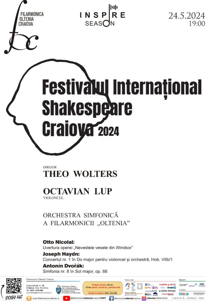 Concert simfonic “Nevestele vesele din Windsor”, la Filarmonica Oltenia