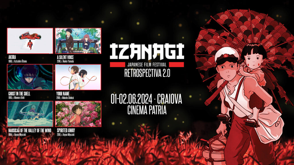 Festivalul de animație japoneză IZANAGI la Cinematograful Patria din Craiova