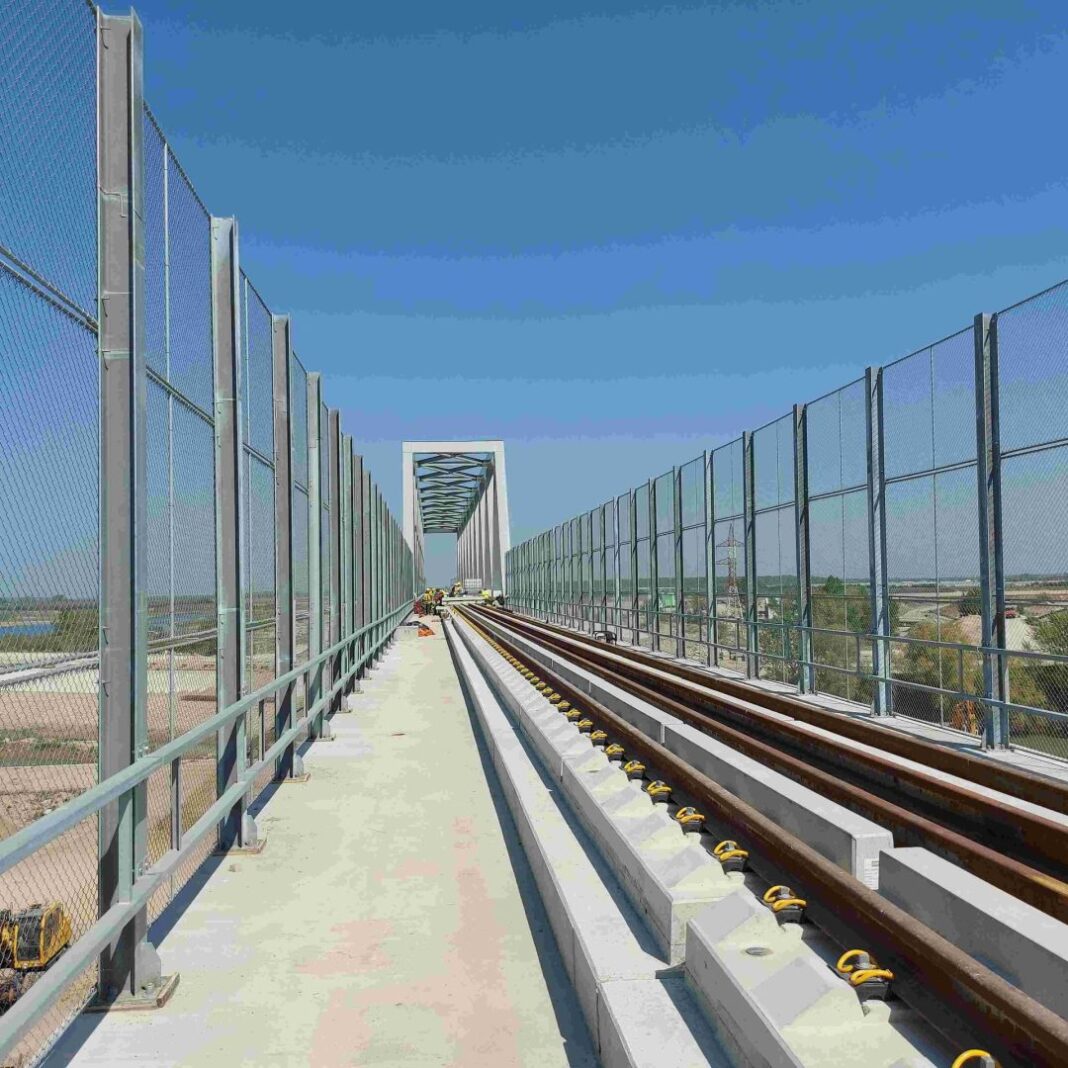 Lucrările la calea ferată București-Giurgiu, la final