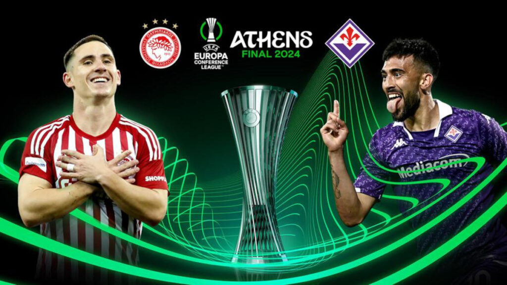 Olympiakos şi Fiorentina luptă pentru trofeul Conference League