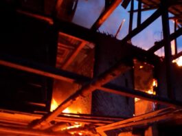 Incendiu casă de locuit în localitatea Berbești