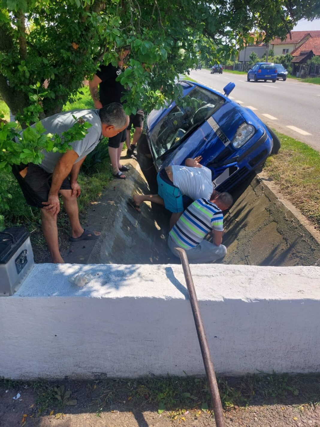Accident rutier la ieșire din Târgu Jiu, la Drăgoieni