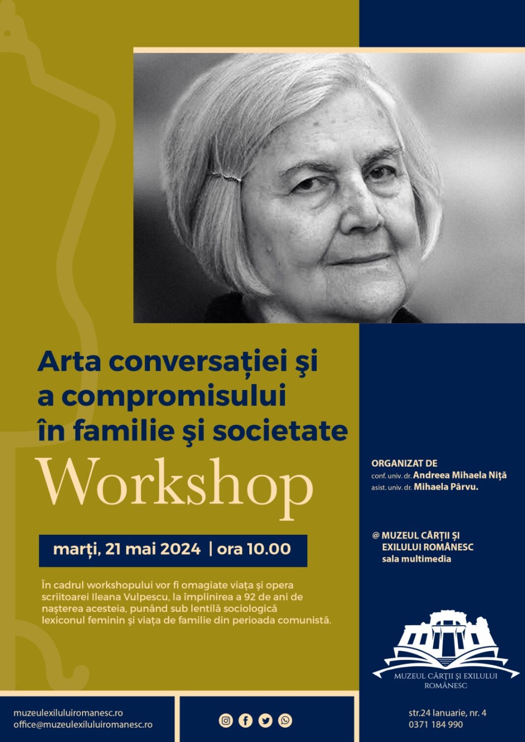 „Arta conversației şi a compromisului în familie şi societate