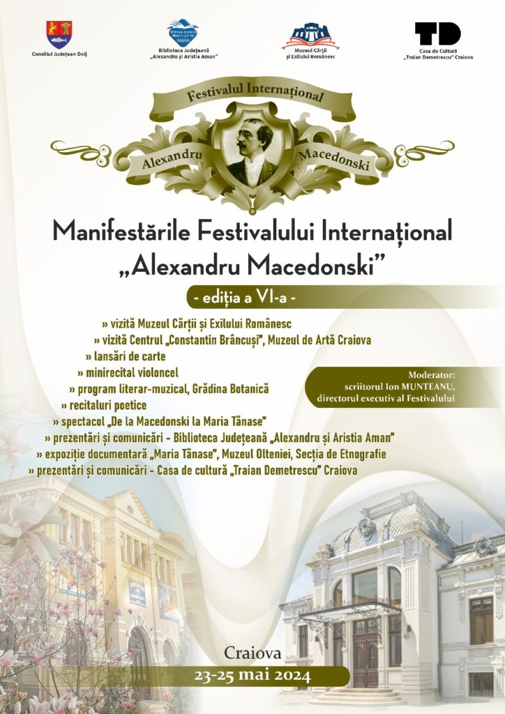 Festivalul Internațional „Alexandru Macedonski” la Craiova