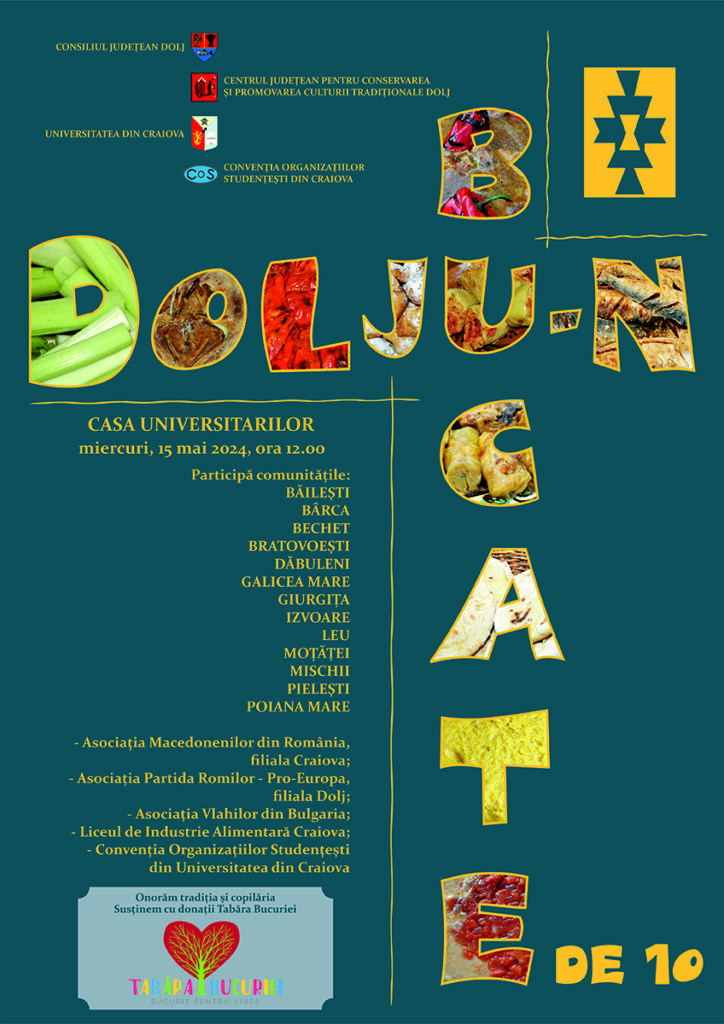 „Dolju-n bucate de 10“ , ediție aniversară, la Casa Universitarilor