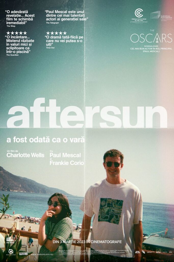 Aftersun, o dramă excelent realizată, despre amintire, tandrețe, intimitate și maturizare
