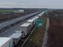 Coloane de camioane ce ajung până la 11 kilometri, la Nădlac