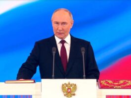 Vladimir Putin a preluat pentru a cincea oară funcția de președinte al Rusiei. Momentul depunerii jurământului