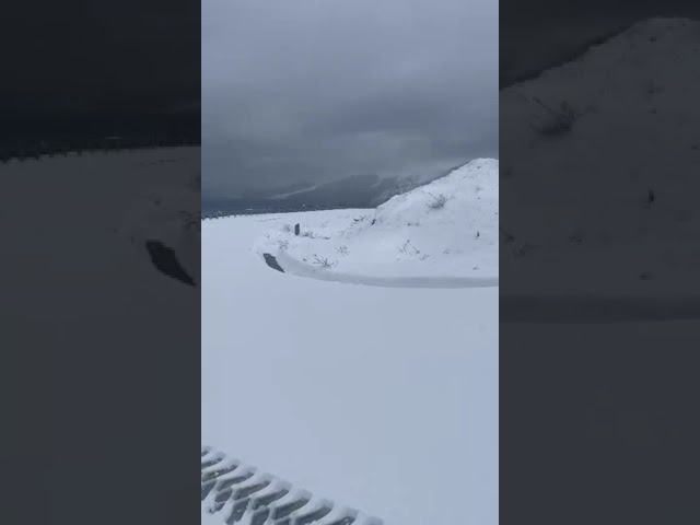 (VIDEO) Un nou strat de zăpadă la Rânca