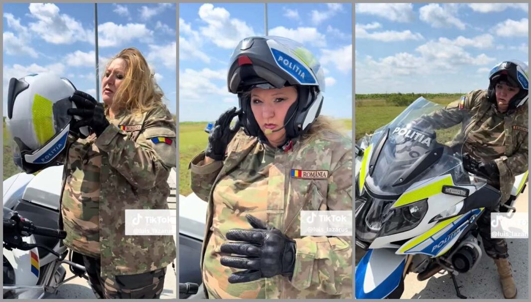 IGPR face anchetă după ce Diana Șoșoacă s-a filmat în uniformă militară, pe o motocicletă de poliție IGPR face anchetă după ce Diana Șoșoacă s-a filmat în uniformă militară, pe o motocicletă de poliție