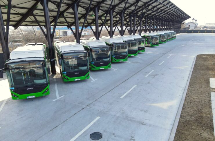 Au fost achiziționate 35 de autobuze noi, ecologice, alimentate cu gaz natural comprimat
