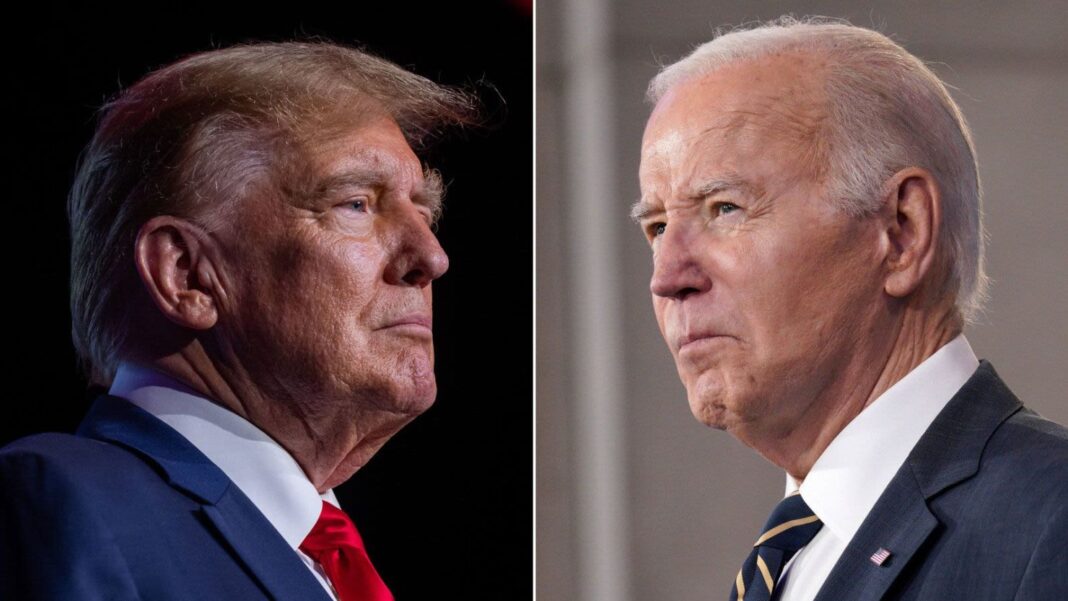 O dezbatere fără precedent între fostul președinte Donald Trump și președintele Joe Biden. (Getty Images)