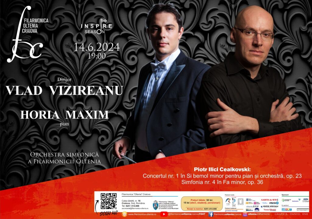 Seară Ceaikovski la Filarmonica Oltenia Craiova