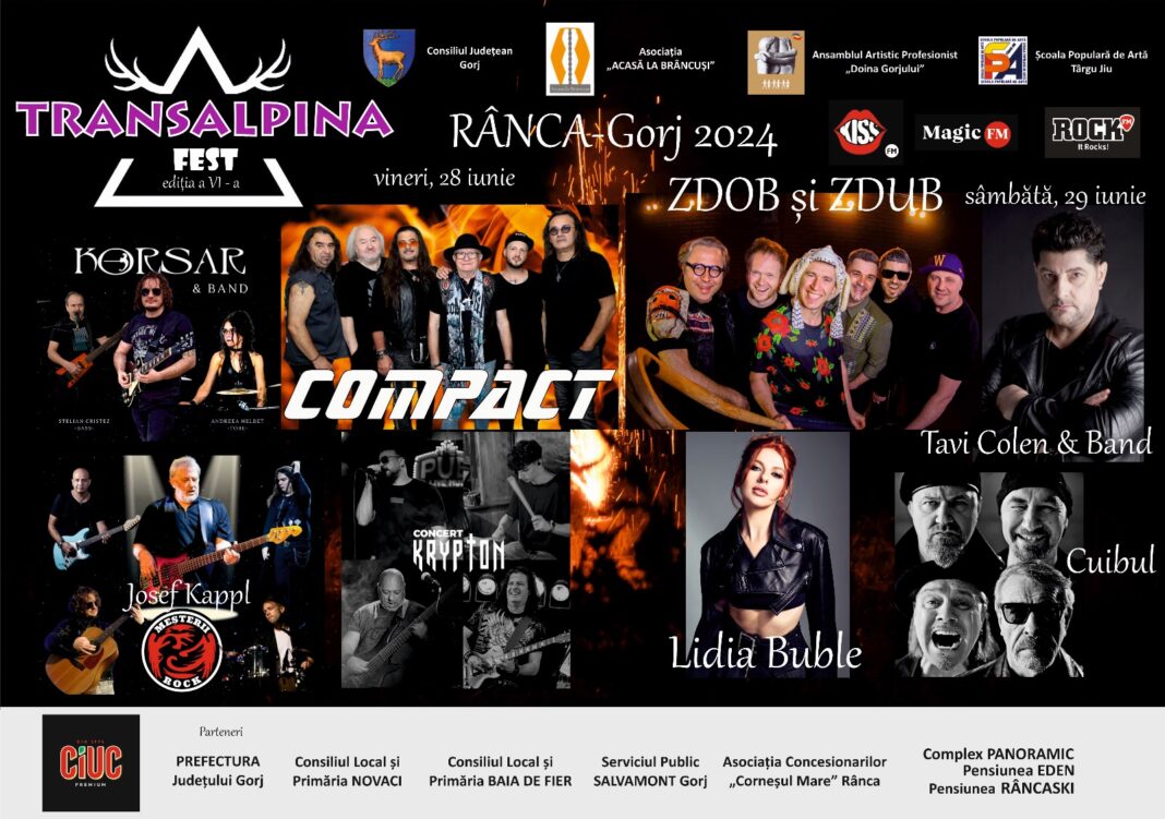 Transalpina Fest debutează pe 28 iunie la Rânca