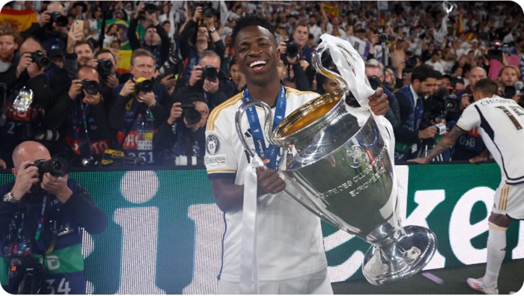 Liga Campionilor | UEFA de decis: Vinicius Jr. cel mai bun jucător al sezonului